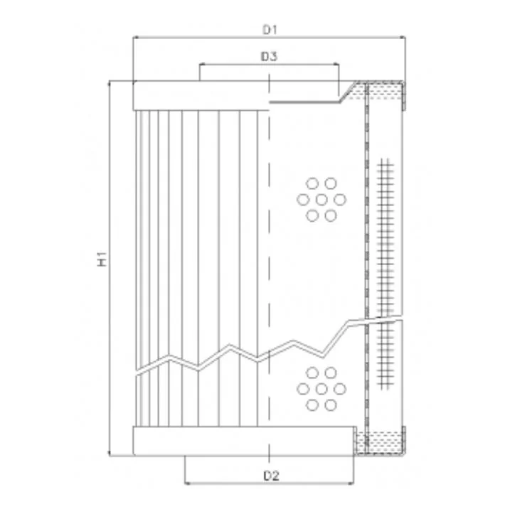 Filtrec - RVR118E05B - Hydraulic filter element