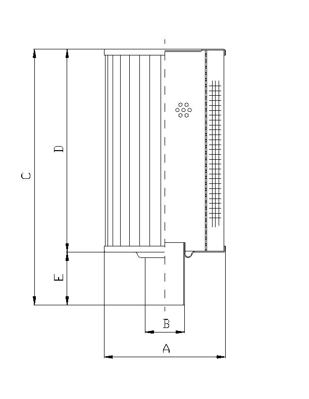 Filtrec - RVR125K20B - Filter element for return filter