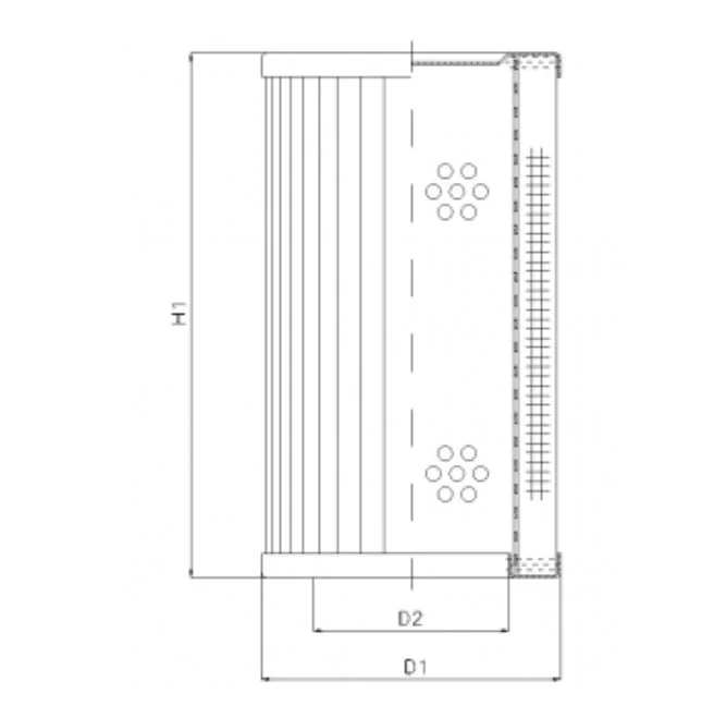 Filtrec - RVR660E10B - Hydraulic filter element