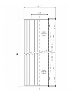 Filtrec - S140T250 - Hydraulic filter element