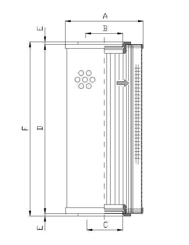 Filtrec - S4110T40 - Hydraulic filter element