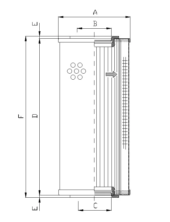 Filtrec - S4111GW10 - Hydraulic filter element