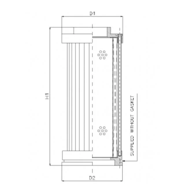 Filtrec - S440C25 - Hydraulic filter element