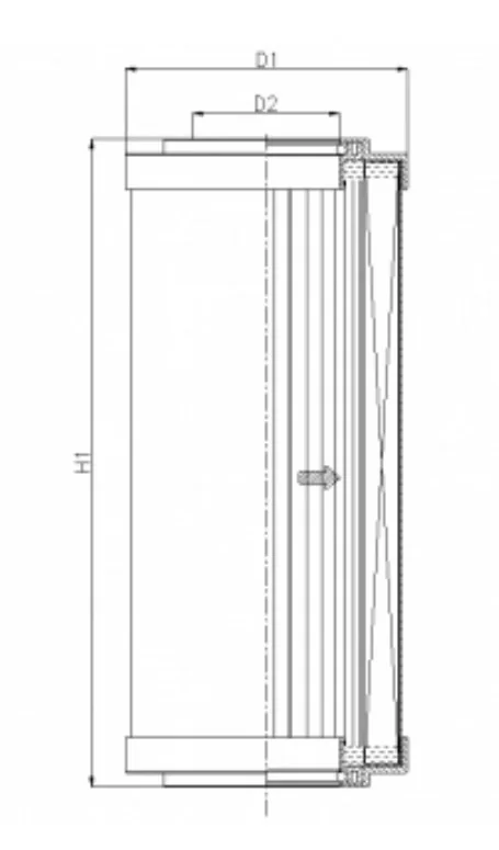 Filtrec - S741T25 - Hydraulic filter element