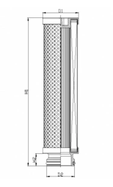 Filtrec - U121G06V0/ESD - Hydraulic filter element