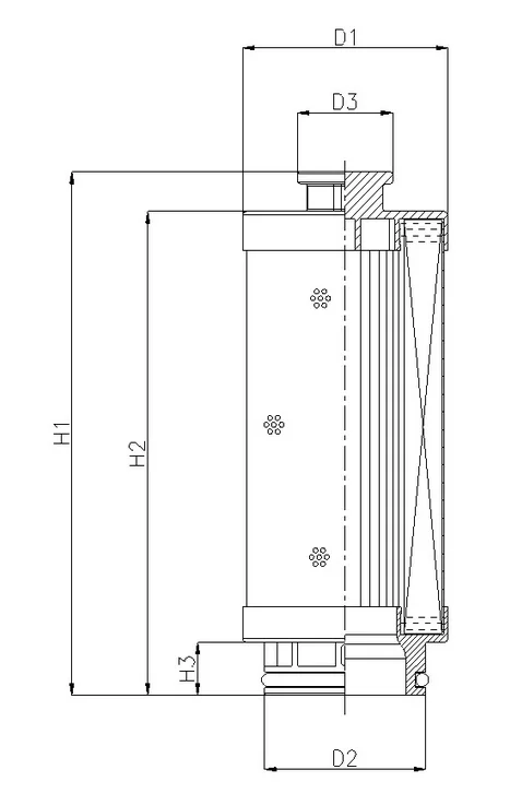 Filtrec - U134G10V/ESD - Hydraulic filter element