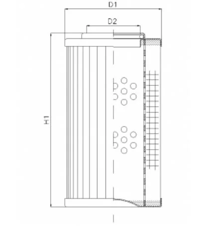 Filtrec - WG1253 - Hydraulic filter element