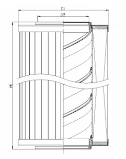 Filtrec - WG1471 - Hydraulic filter element