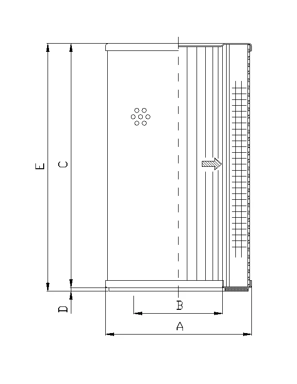 Filtrec - WG327 - Hydraulic filter element