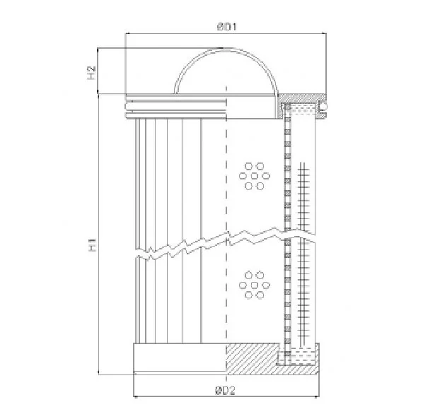 Filtrec - WG446 - Hydraulic filter element