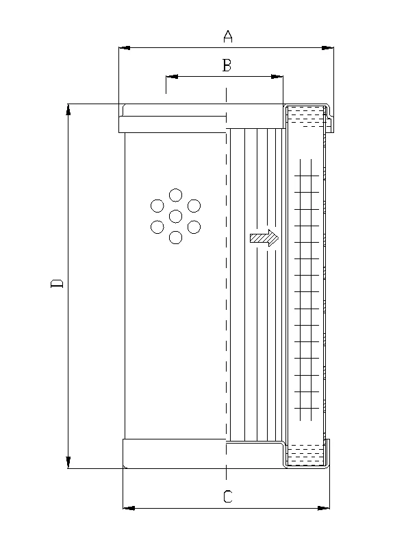 Filtrec - WG461 - Hydraulic filter element