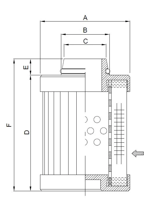 Filtrec - WG504 - Hydraulic filter element
