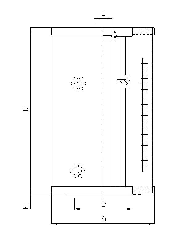 Filtrec - WG600 - Hydraulic filter element