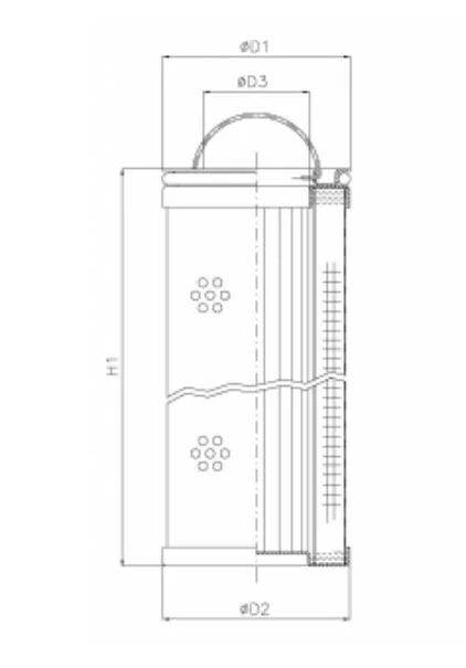 Filtrec - WG668 - Hydraulic filter element