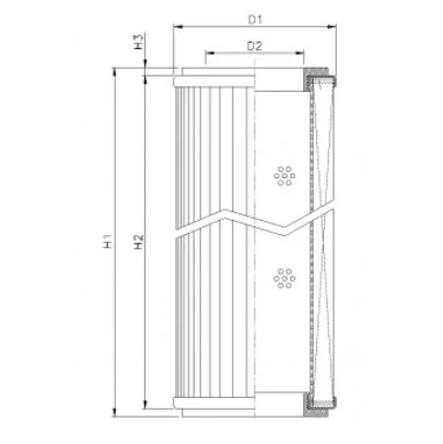 Filtrec - WG793 - Hydraulic filter element