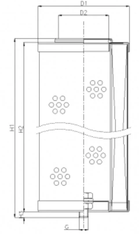 Filtrec - WG802 - Hydraulic filter element