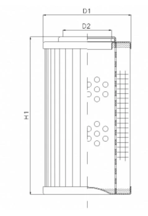 Filtrec - WG831-25µm - Hydraulic filter element