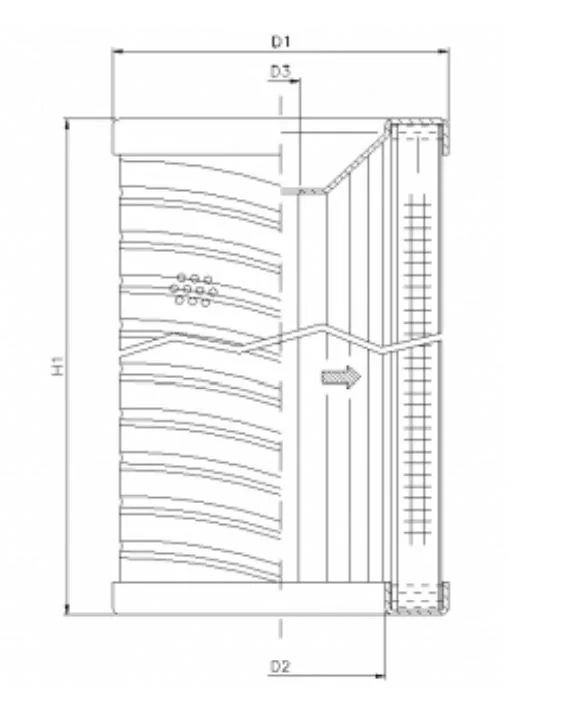Filtrec - WG897 - Hydraulic filter element