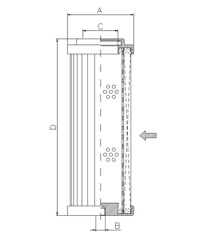 Filtrec - WG914 - Hydraulic filter element
