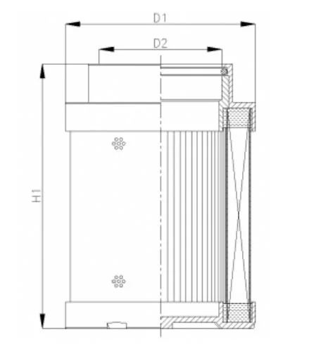 Filtrec - WG920 - Hydraulic filter element (coreless)