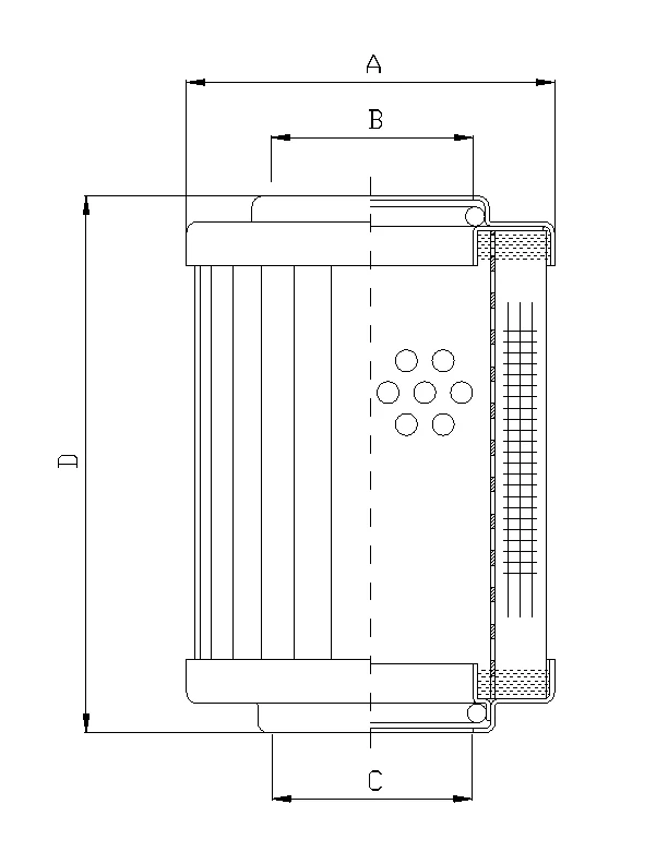 Filtrec - WP268 - Hydraulic filter element