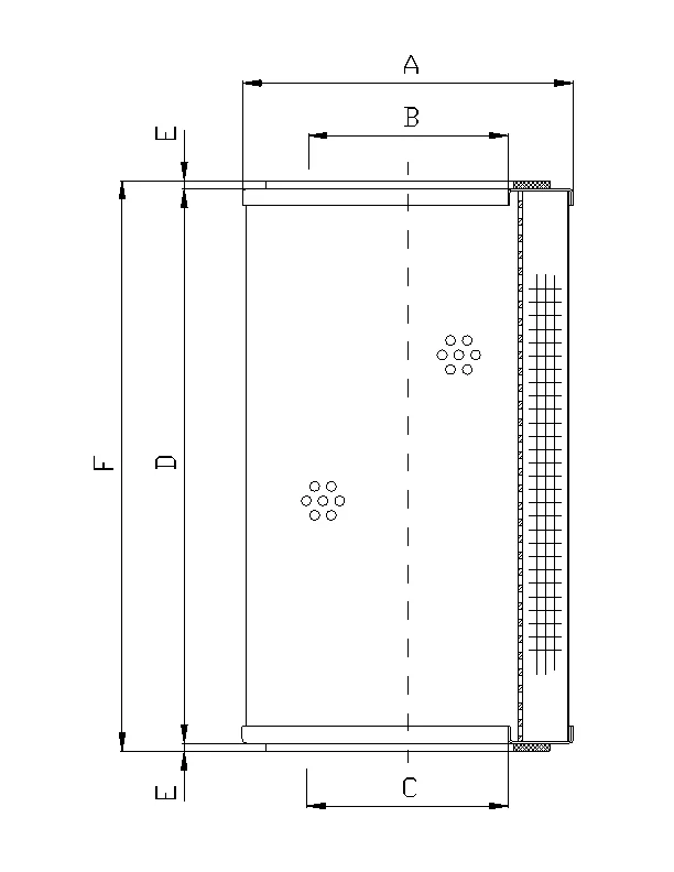 Filtrec - WP345 - Hydraulic filter element
