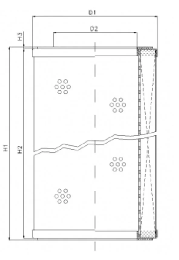 Filtrec - WP379 - Hydraulic filter element