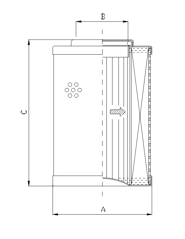 Filtrec - WP382 - Hydraulic filter element