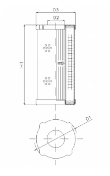 Filtrec - WP626 - Hydraulic filter element