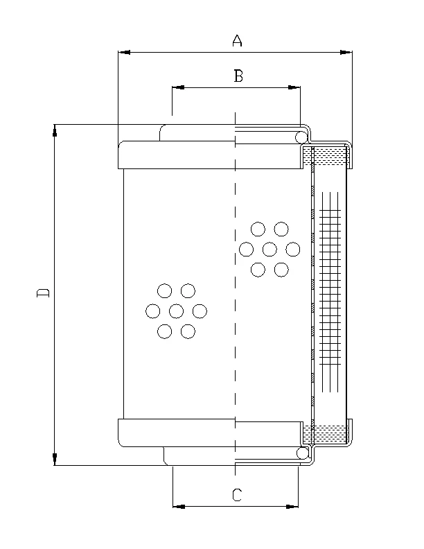 Filtrec - WP730 - Hydraulic filter element