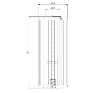 Filtrec - WP768 - Hydraulic filter element