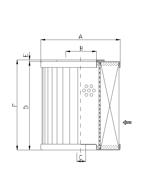 Filtrec - WT1218 - Hydraulic filter element