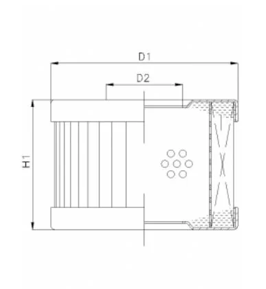 Filtrec - WT1538 - Hydraulic filter element