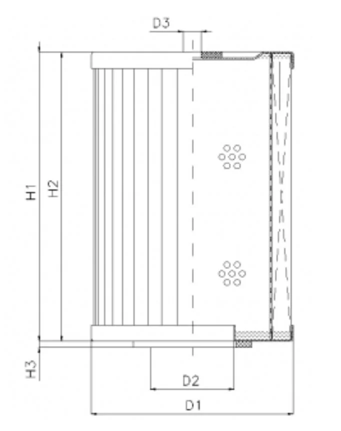 Filtrec - WT158 - Hydraulic filter element