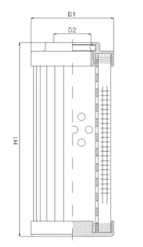 Filtrec - WT1634 - Hydraulic filter element
