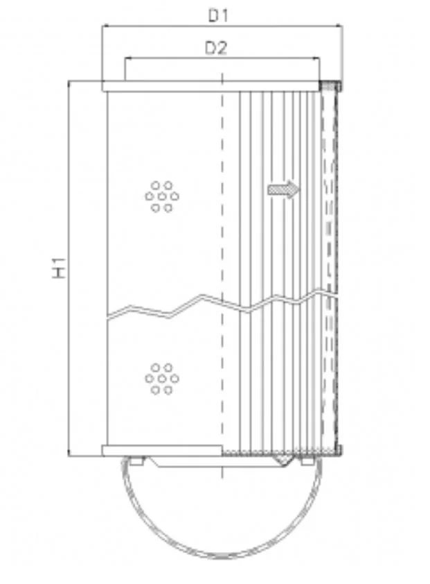 Filtrec - WT2051 - Hydraulic filter element