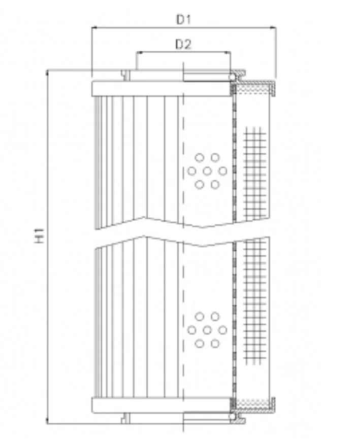 Filtrec - WX480 - Hydraulic filter element
