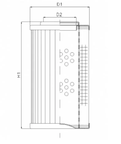 Filtrec - XD160G10A/ESD - Hydraulic filter element