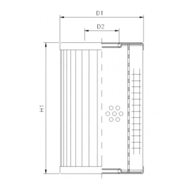 Filtrec - XR160T100 - Hydraulic filter element