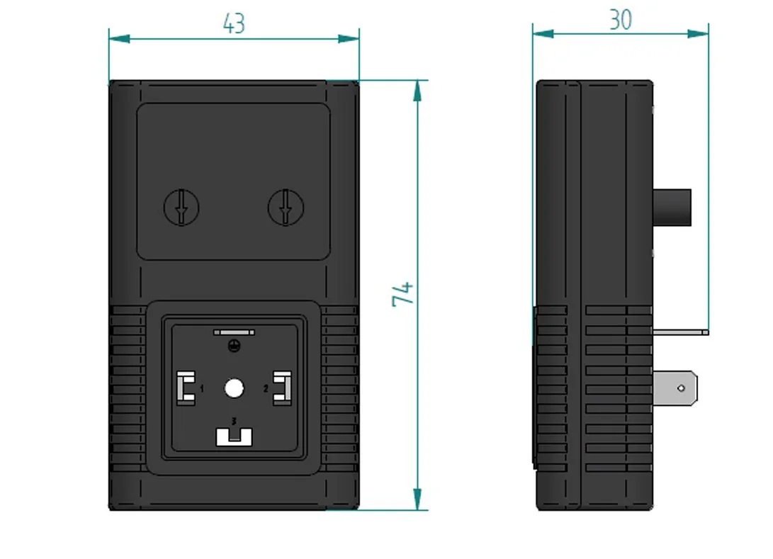 JORC - 8201 - Jorc ez1 timer black 24-240vac/dc