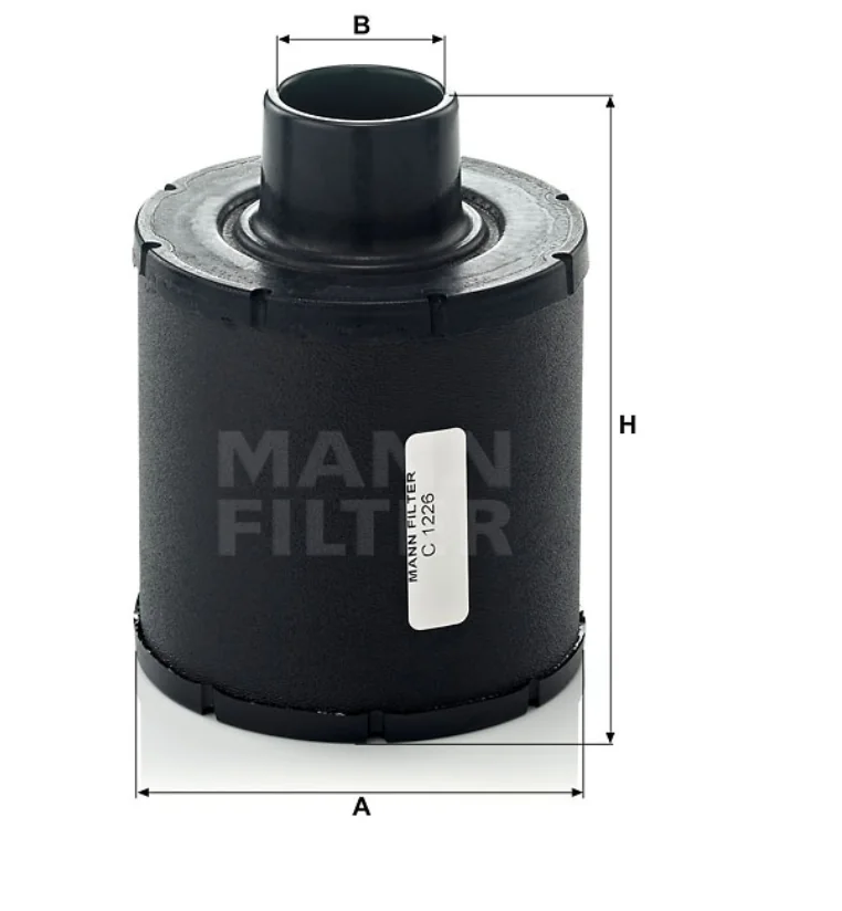 Mann-Filter - C 1226 - Air filter (plug-on filter nw38)