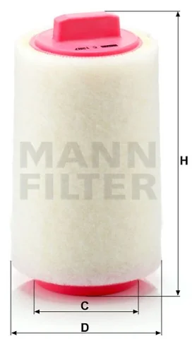 Mann-Filter - C 1287 - Air filter element