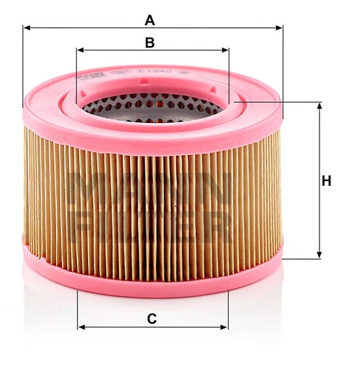 Mann-Filter - C 1540 - Air filter element
