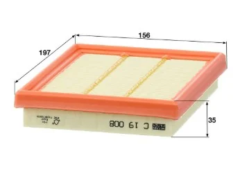 Mann-Filter - C 19 008 - Air filter element