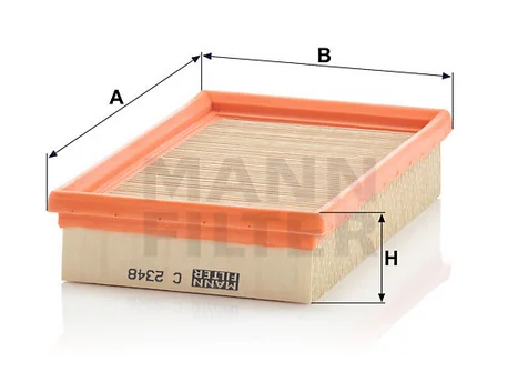Mann-Filter - C 2348 - Air filter element