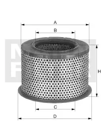 Mann-Filter - C 2375 - Air filter element