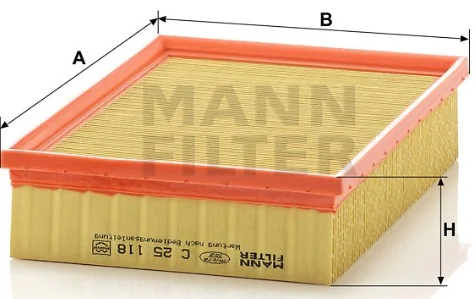 Mann-Filter - C 25 118 - Air filter element