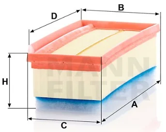 Mann-Filter - C 27 030 - Air filter element