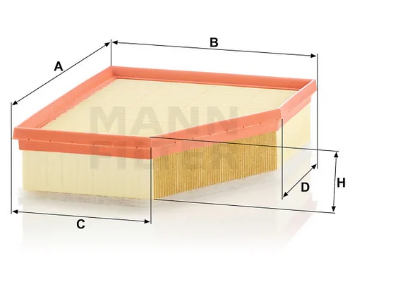 Mann-Filter - C 28 037 - Air filter element