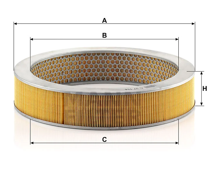 Mann-Filter - C 37 114 - Air filter element